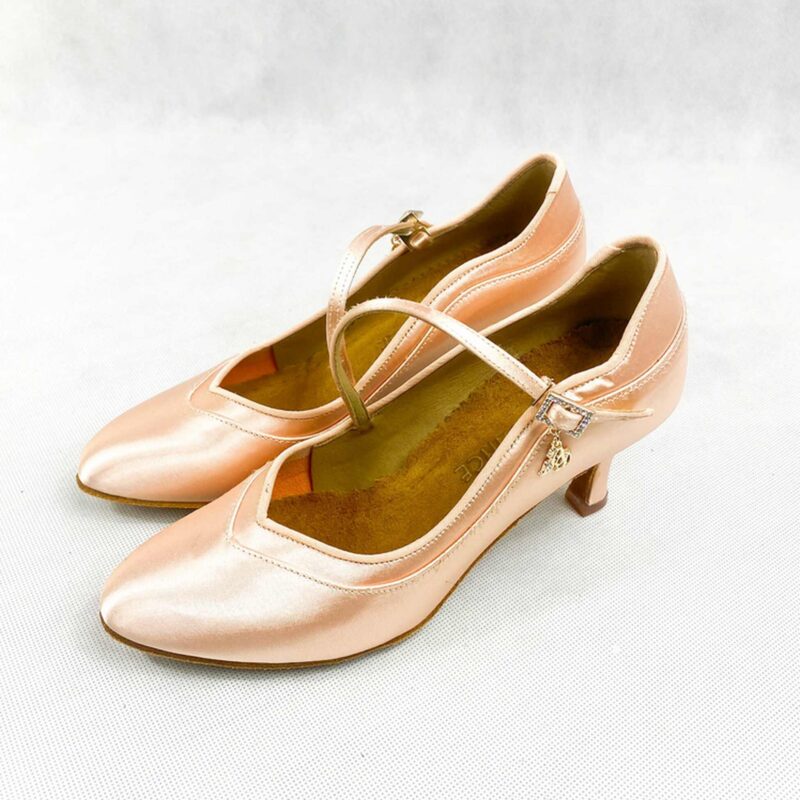 BD Dance 1321 Flesh satin - obcas 2,5" (EH10)