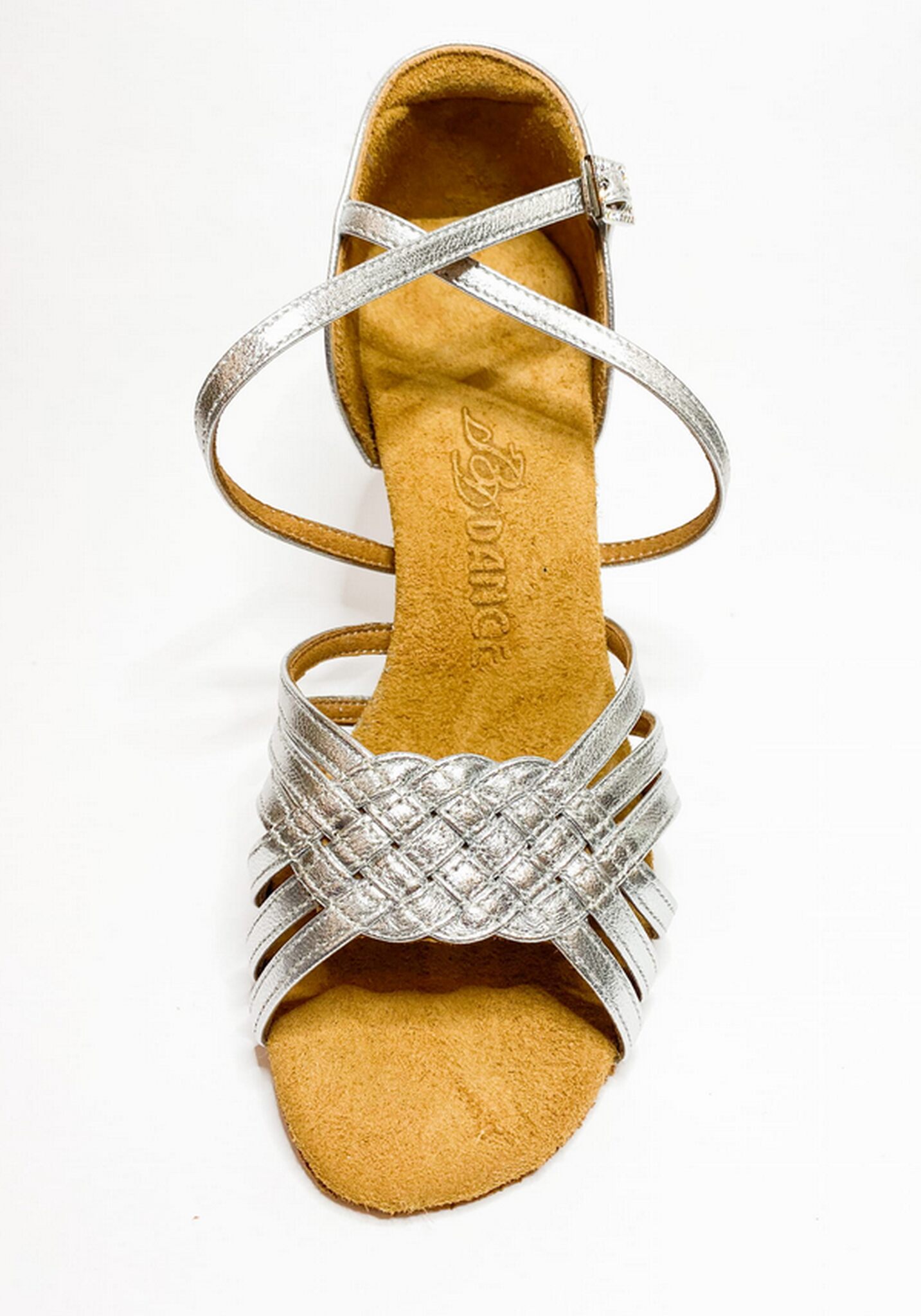 BD Dance 2360 silver leather - obcas 3" i 4" (EH13 / EH16) - obrazek 3