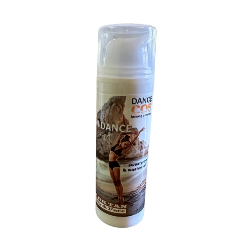 DANCECOS DARK TAN DANCE FLUID 50 ml - brązujący krem do ciała i twarzy
