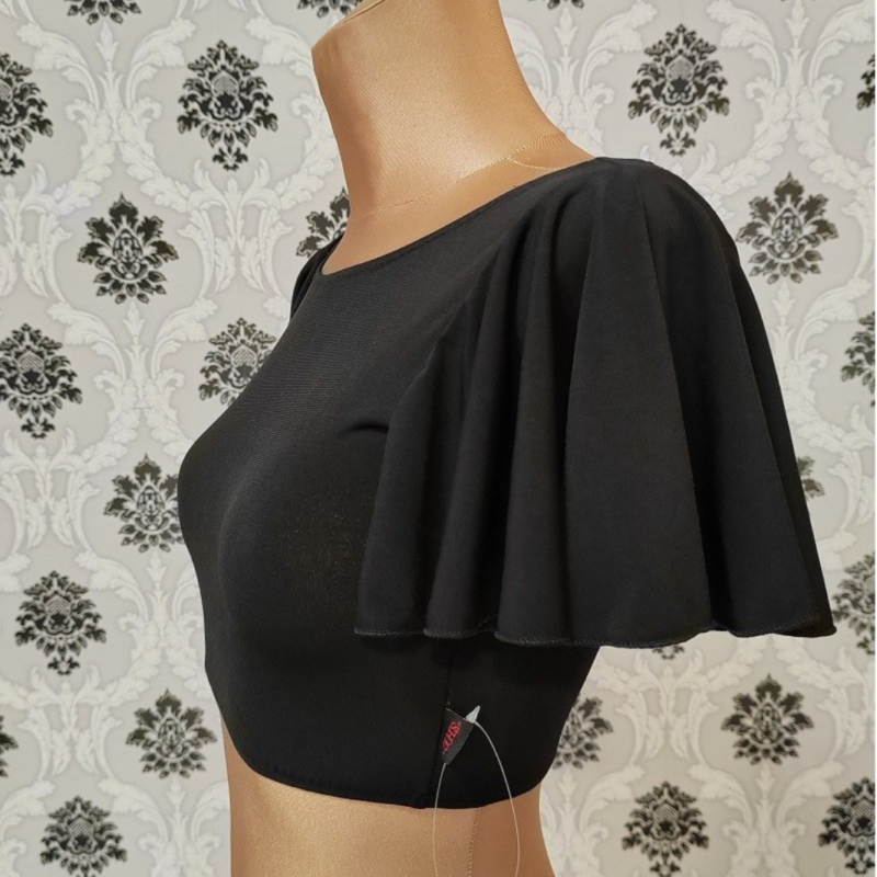 Top z rękawami z falbany SHEDANCE