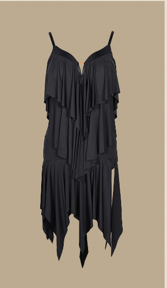 Sukienka do latino UDANCE A19 Midnight Black - obrazek 3